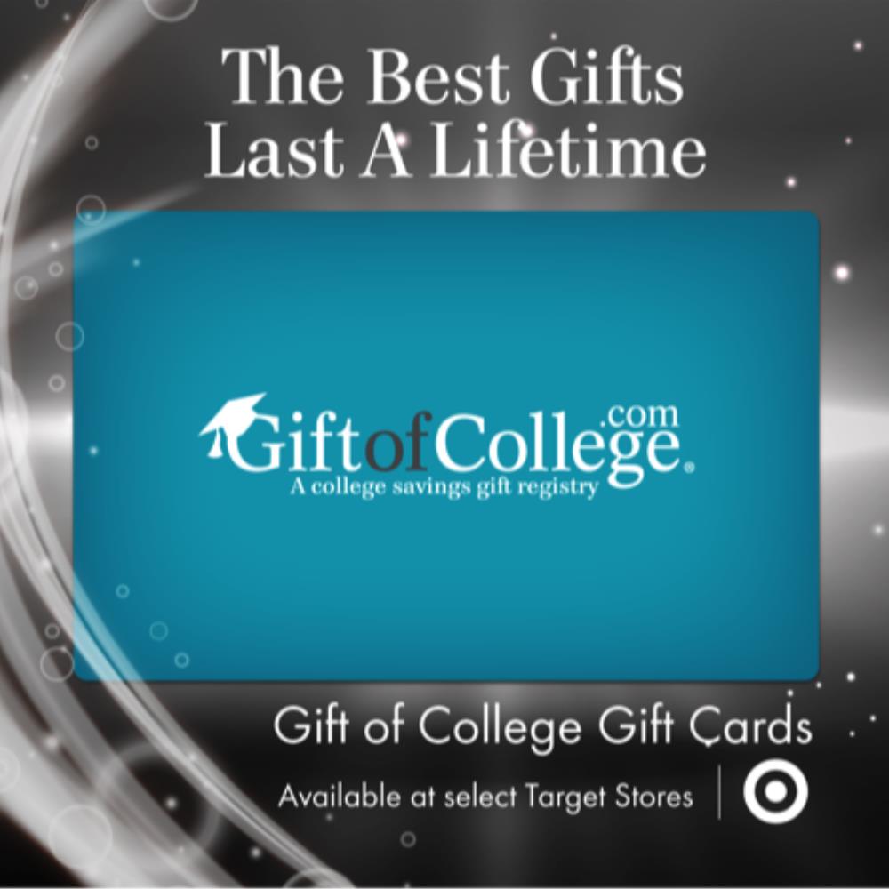 Image for blog Gift of College Gift Cards land in 3000+ Retail Stores in time for Holiday Shopping