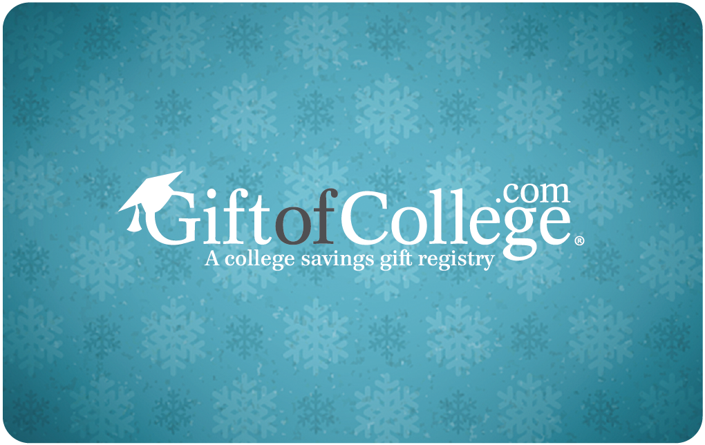 Gift of College Holiday Gift Card