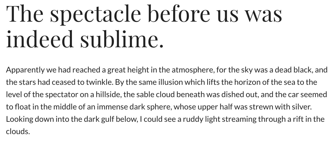 Font pairing preview of Playfair Display and Lato