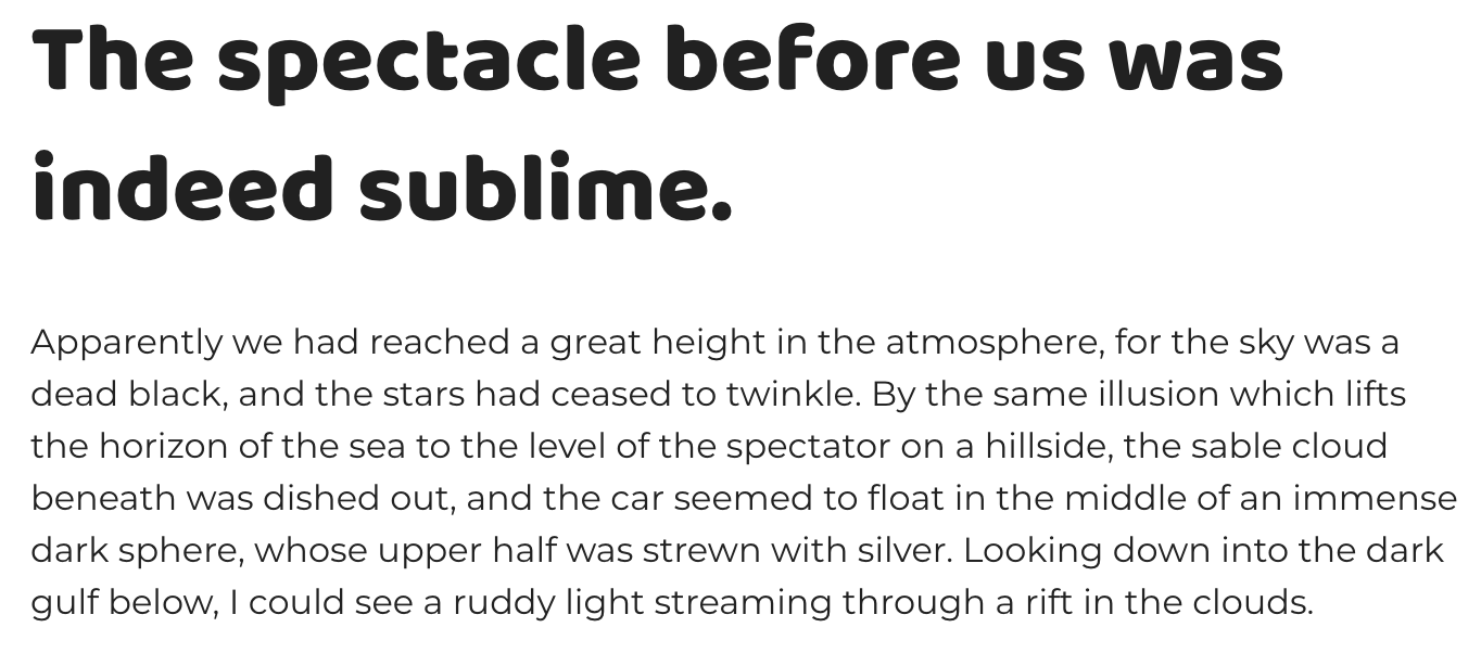 Font pairing preview of Baloo Tammadu and Montesserat