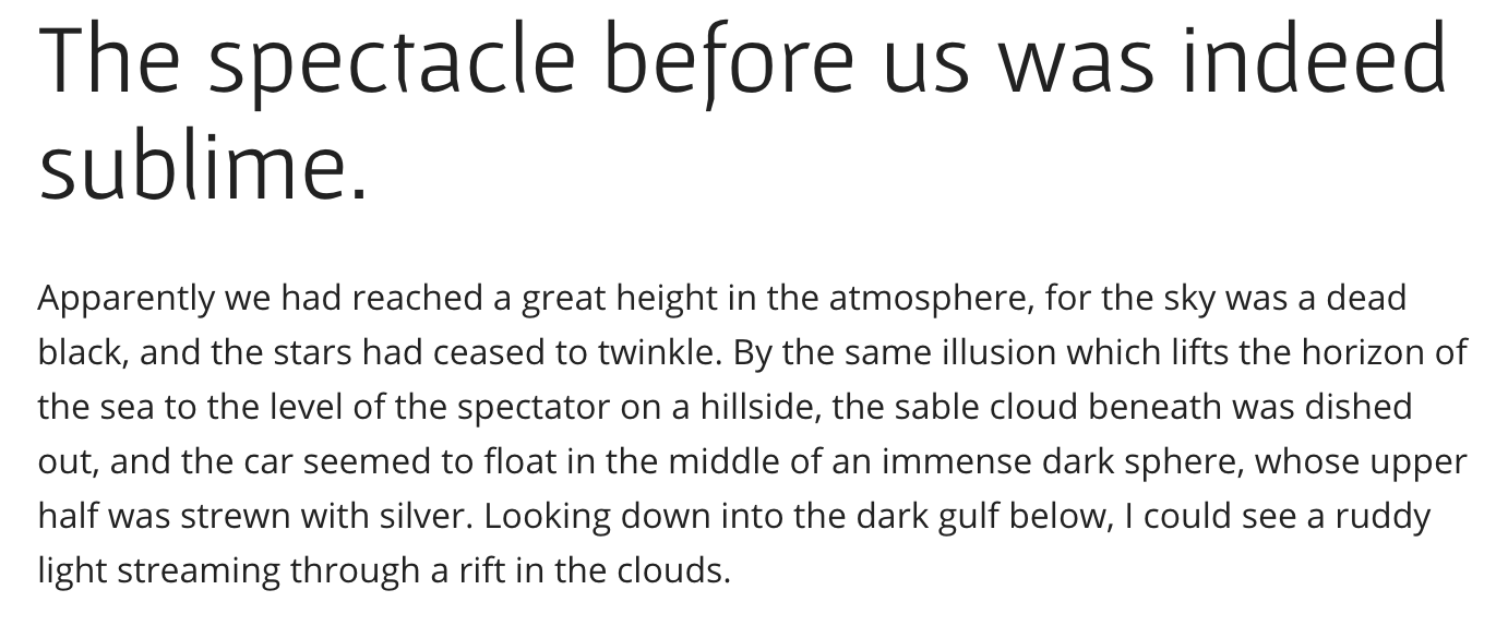 Font pairing preview of Gafata and Open Sans