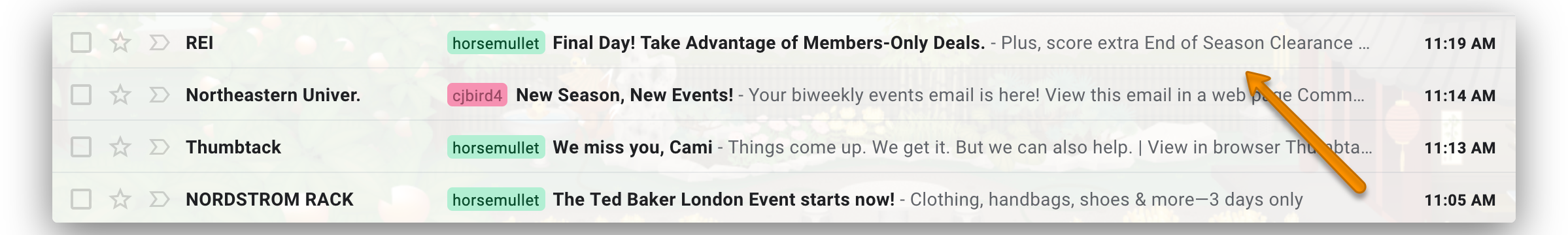 Preview text is the text that appears after your subject line in email inboxes.