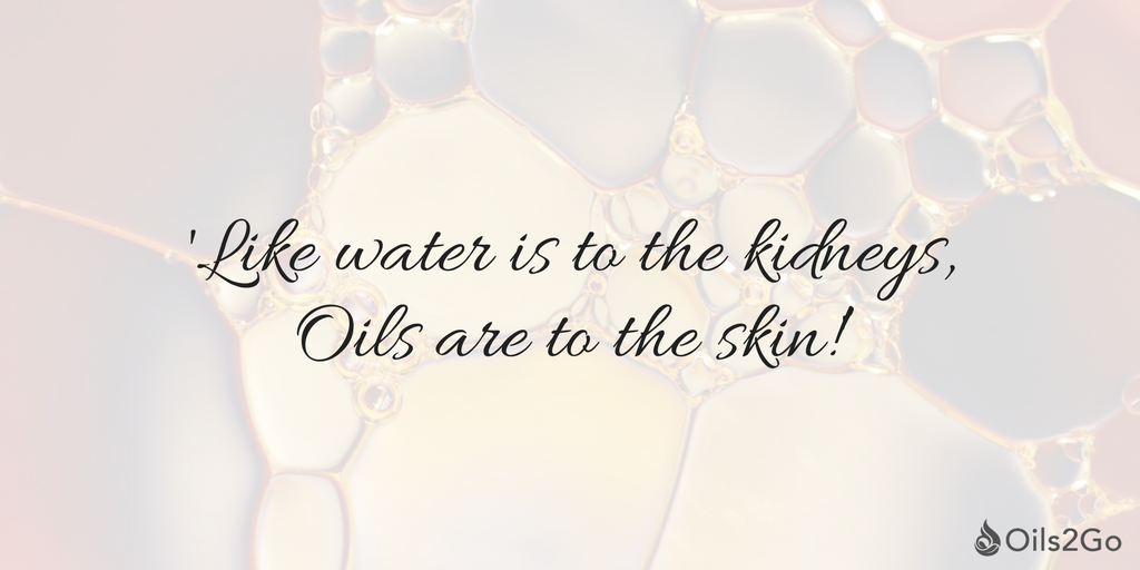 'Like water is to the kidneys, Oils are to the skin!' Makes sense right, the kidneys need good, clean, drinking water to flush out the toxins and leave the body feeling healthy, essential oils can help in many ways as well.  