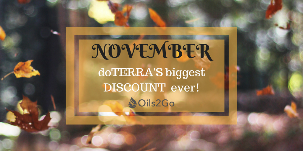 November and doTERRA's biggest discount ever! #essentialoilkits #oils2go