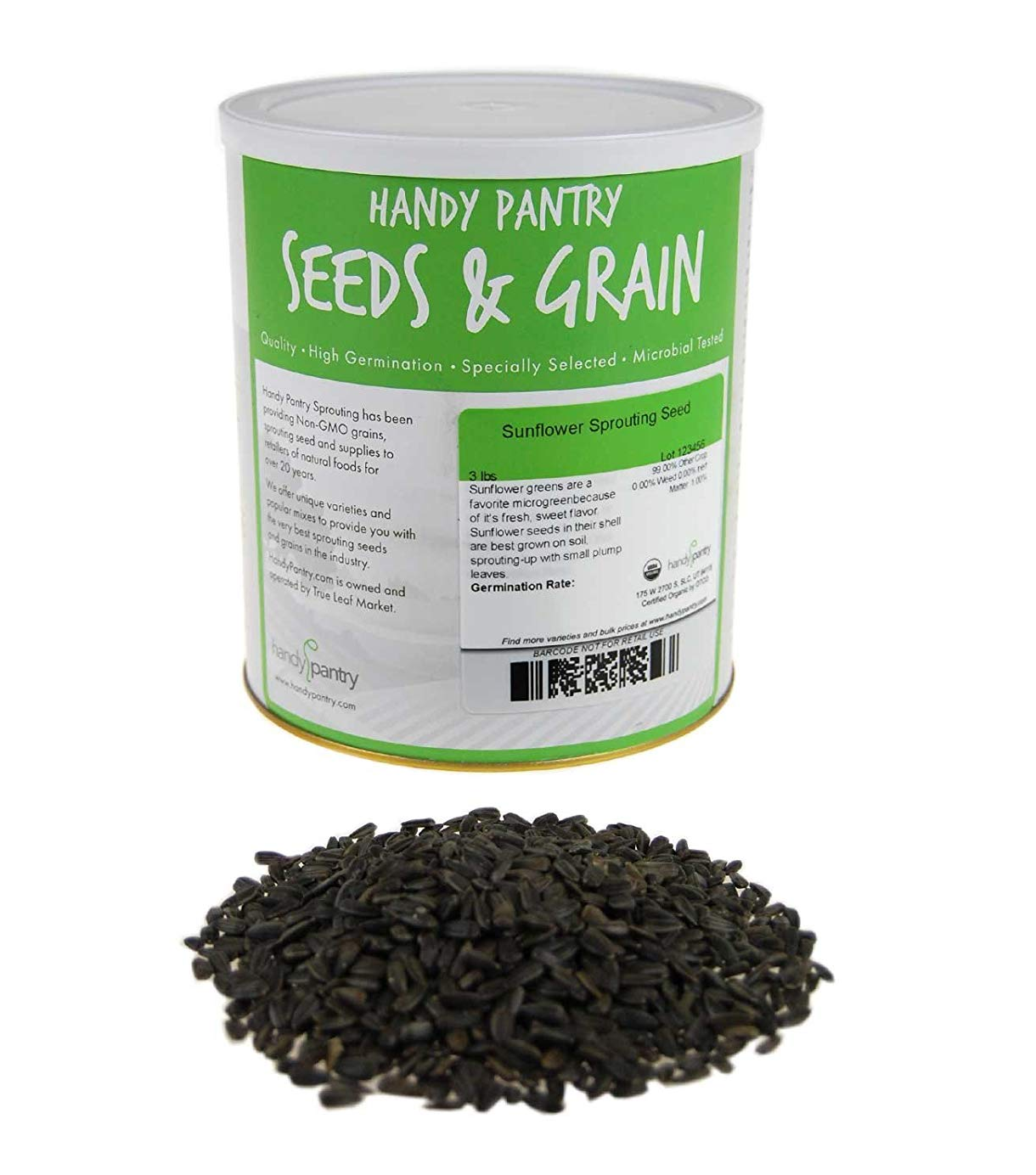 Wide-mouthed quart canning jars