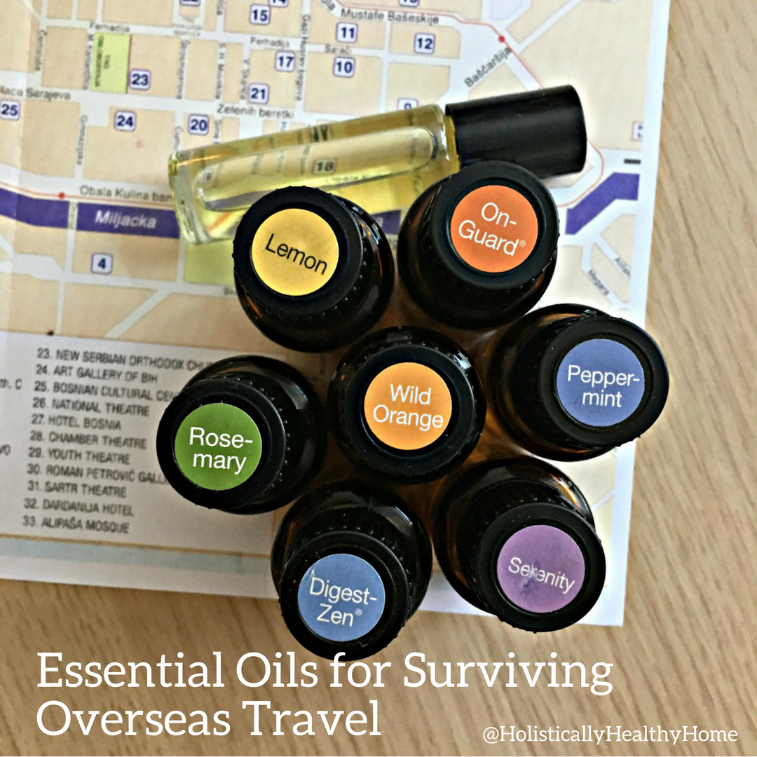 Helpful Essential Oils for Traveling Overseas