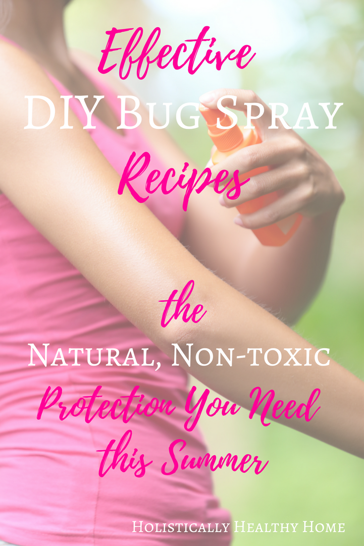 Quickly and easily make your own non-toxic bug spray with 100% natural ingredients!