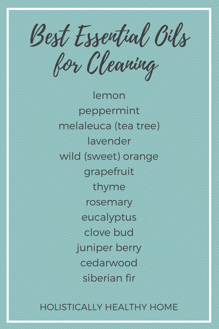 Best and most cost effective essential oils for cleaning