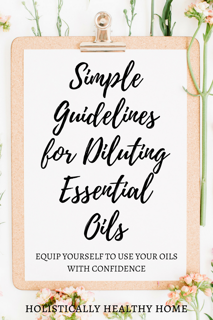 Simple Guidelines for Diluting Essential Oils E-Book