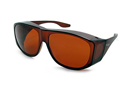 Blue light blocking amber glasses