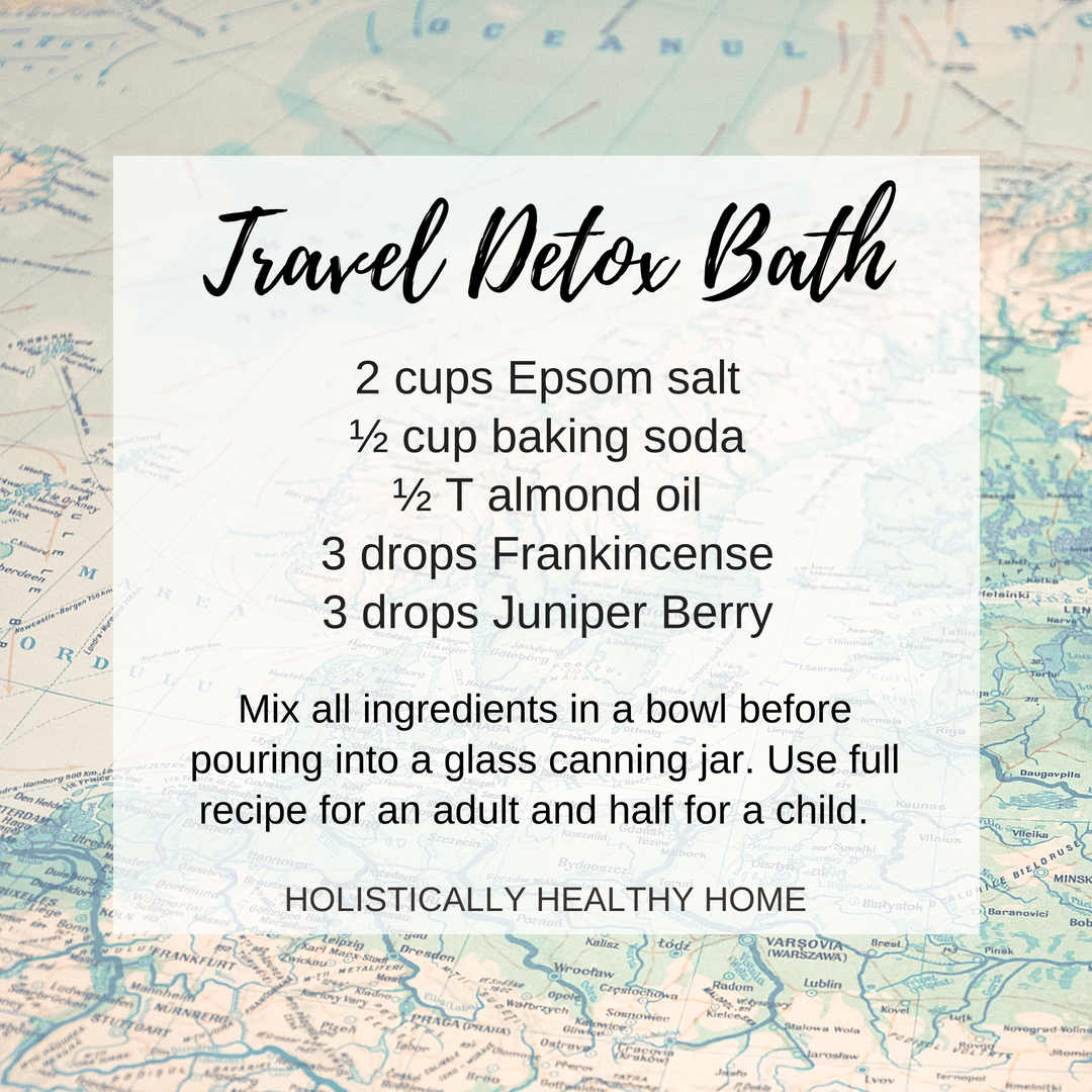 Detox Bath Blend for Travel with Essential Oils