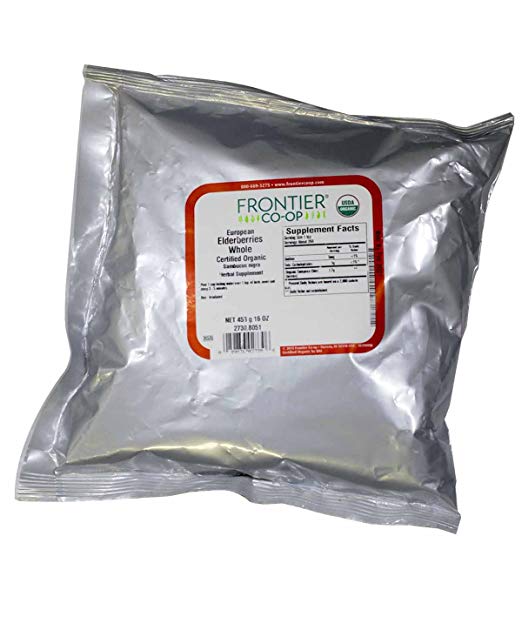 Dried Organic Elderberries