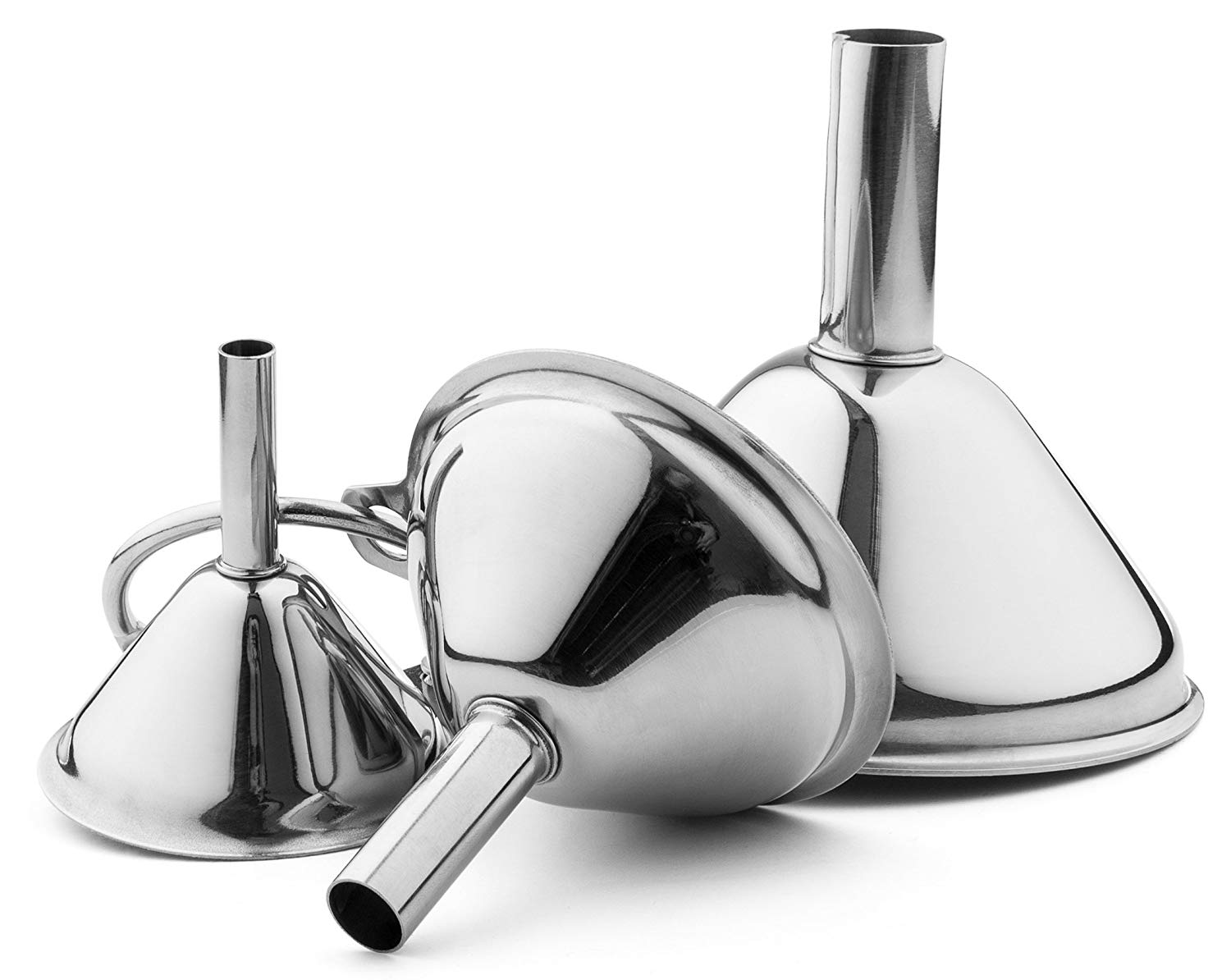 stainless steel funnels