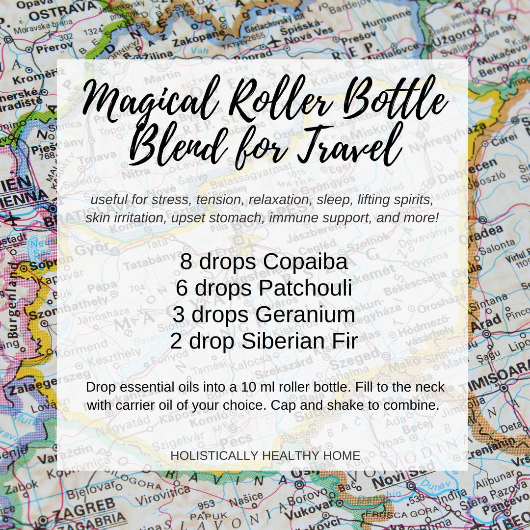 Magical Roller Bottle Blend for Travel with essential oils