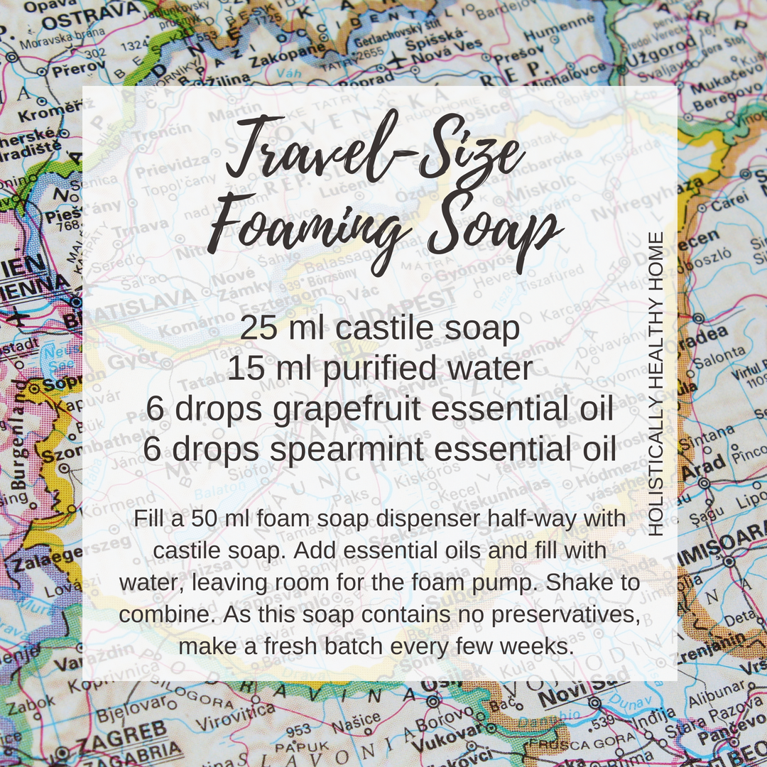 Travel-Size Foaming Hand Soap Recipe