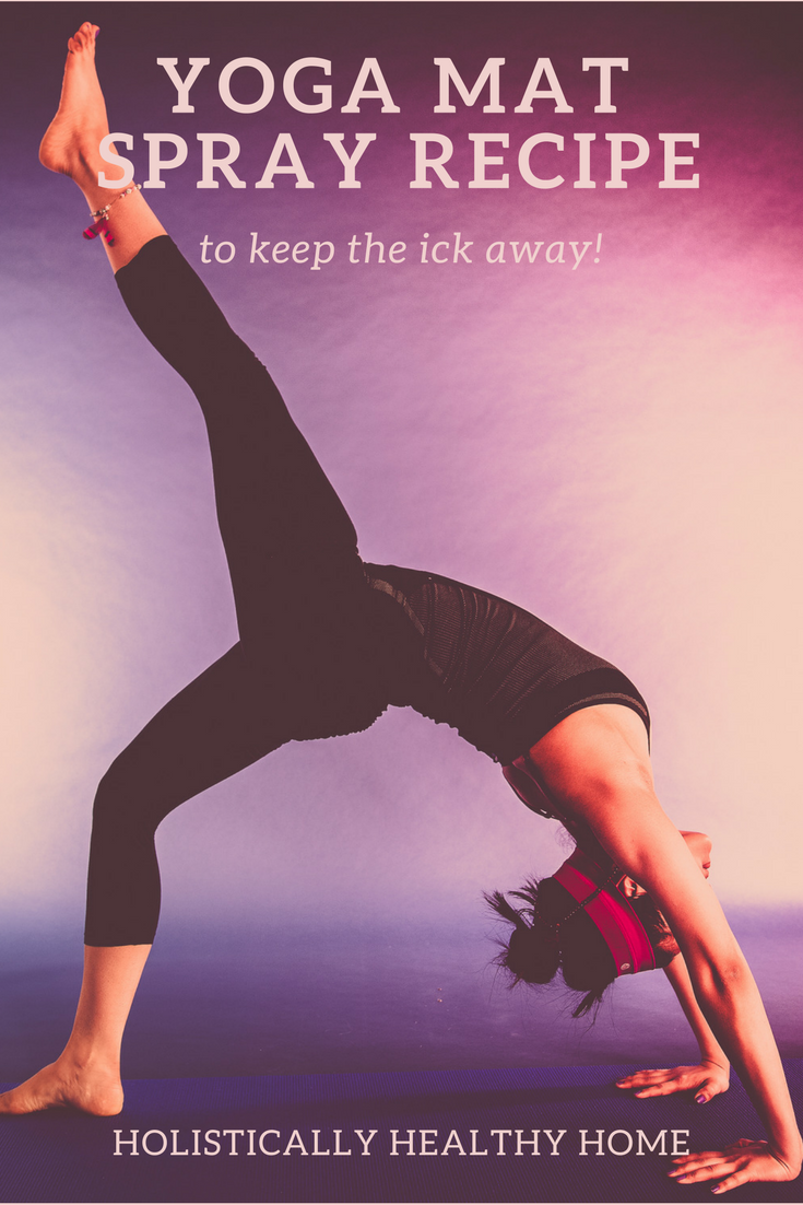 Yoga Mat Spray Recipe with essential oils