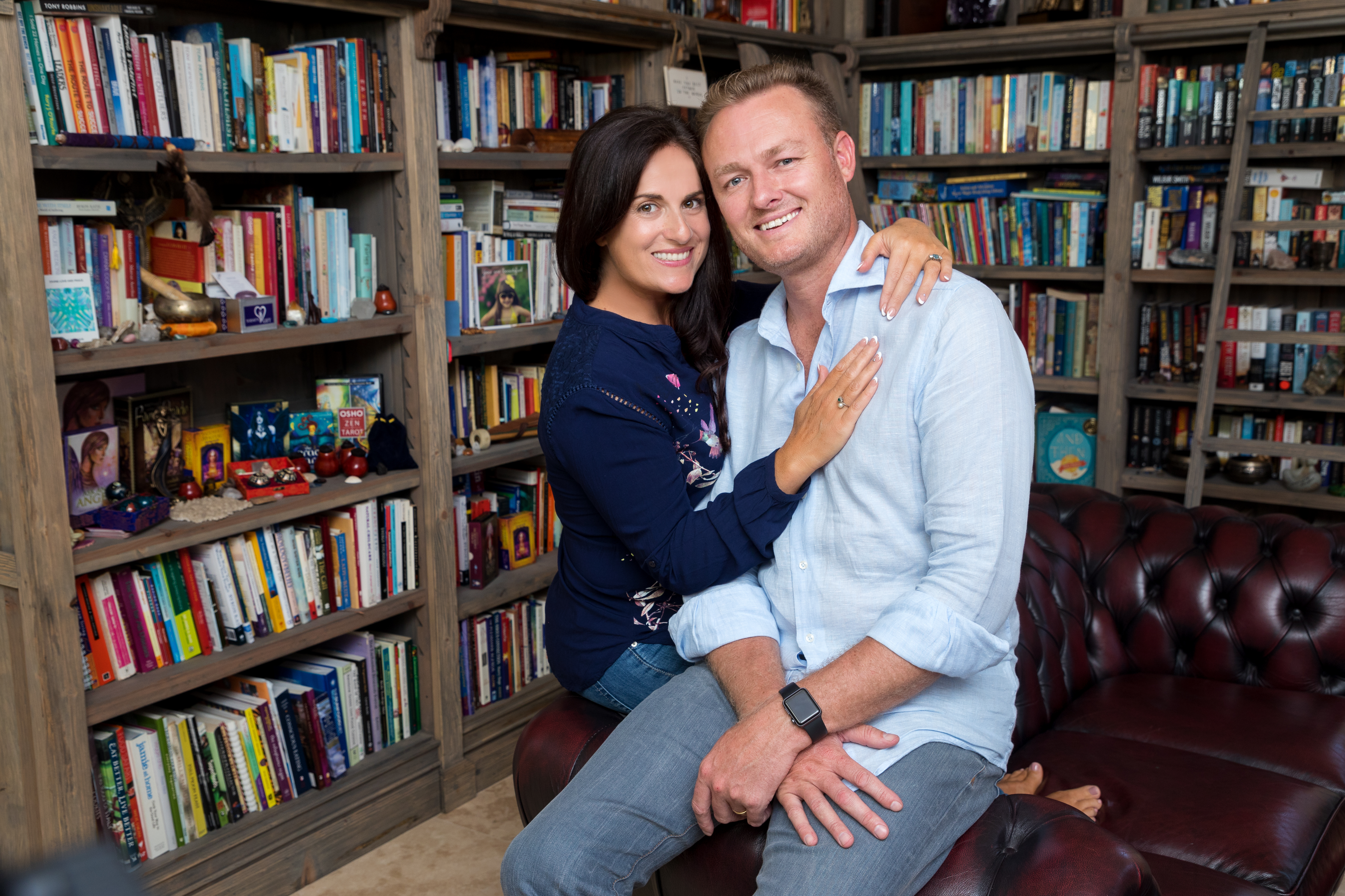 Paul and Vanessa Jean together at home