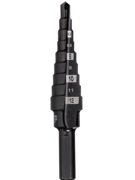 STEP DRILL BIT 4MM - 12MM