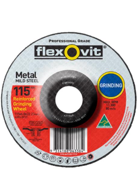 4.5METAL GRIND DEPRESSED CENTRE WHEEL- FLEXOVIT