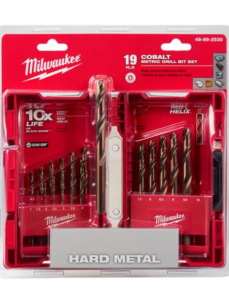 RED HELIX™ COBALT DRILL BIT SET 19PC