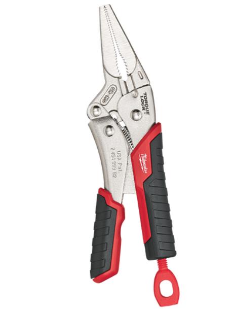 152MM (6) TORQUE LOCK™ LONG NOSE LOCKING PLIERS WITH DURABLE GRIP