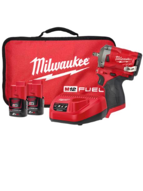 M12 FUEL™ 3/8 STUBBY IMPACT WRENCH KIT