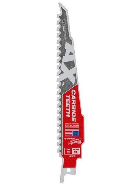 150MM 5TPI THE AX™ WITH CARBIDE TEETH SAWZALL™ BLADE