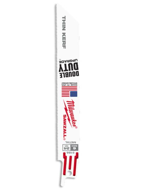 150MM 24 TPI THIN KERF SAWZALL™ BLADES (5 PK)