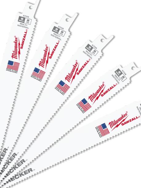 The Wrecker™ General Purpose SAWZALL® Blade 230mm 8TPI Pkt 5
