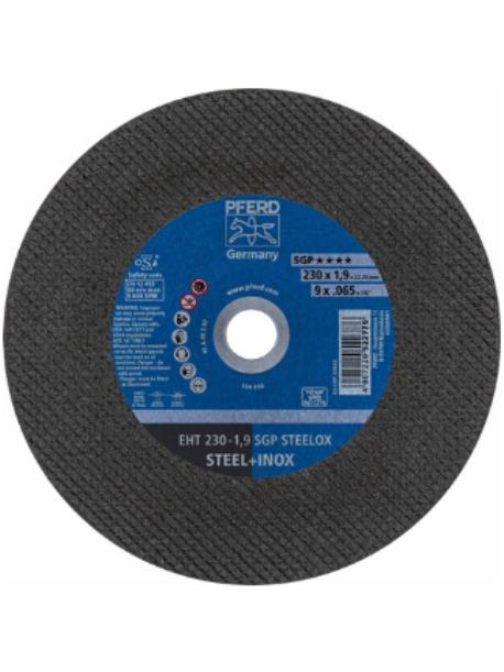 CUT-OFF WHEEL ULTRA-THIN (9) 230MM X 1.9MM PREMIUM SGP INOX STAINLESS STEEL BOX OF  25