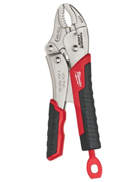 178MM (7) TORQUE CURVED JAW LOCKING PLIERS WITH DURABLE GRIP