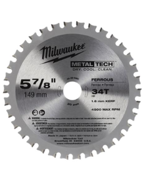 149MM (5-7/8) 34 TEETH METAL SAW BLADE - FERROUS METALS