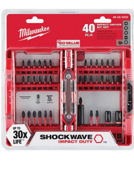 SHOCKWAVE™ 40PCE DRIVER SET