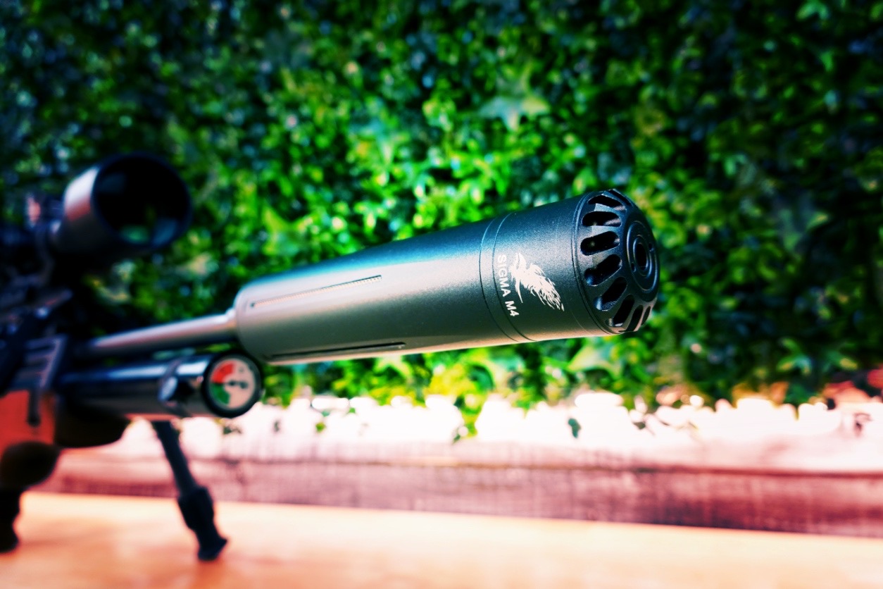 Sigma M4 Silencer on the Steyr Pro X - Airgun Sport