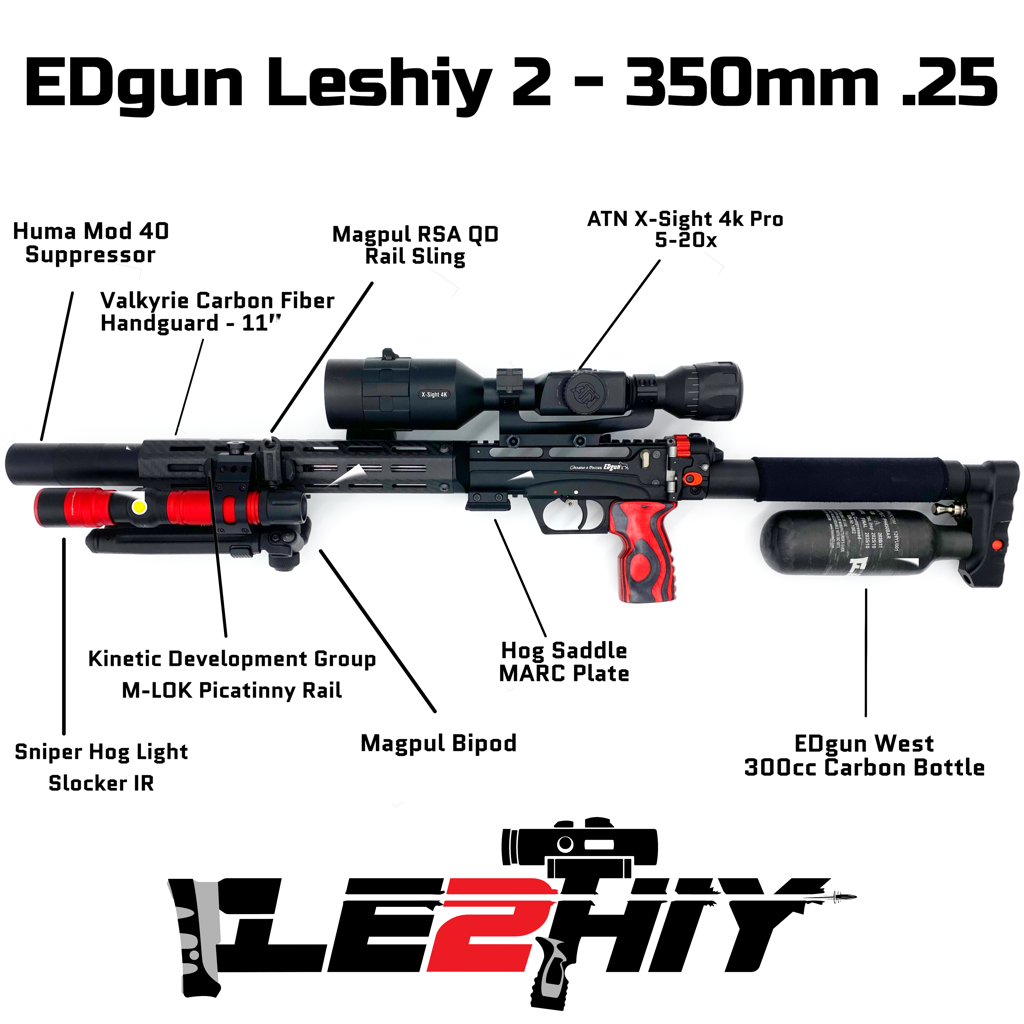 EDgun Leshiy 2 .25 cal - backyard bully buster