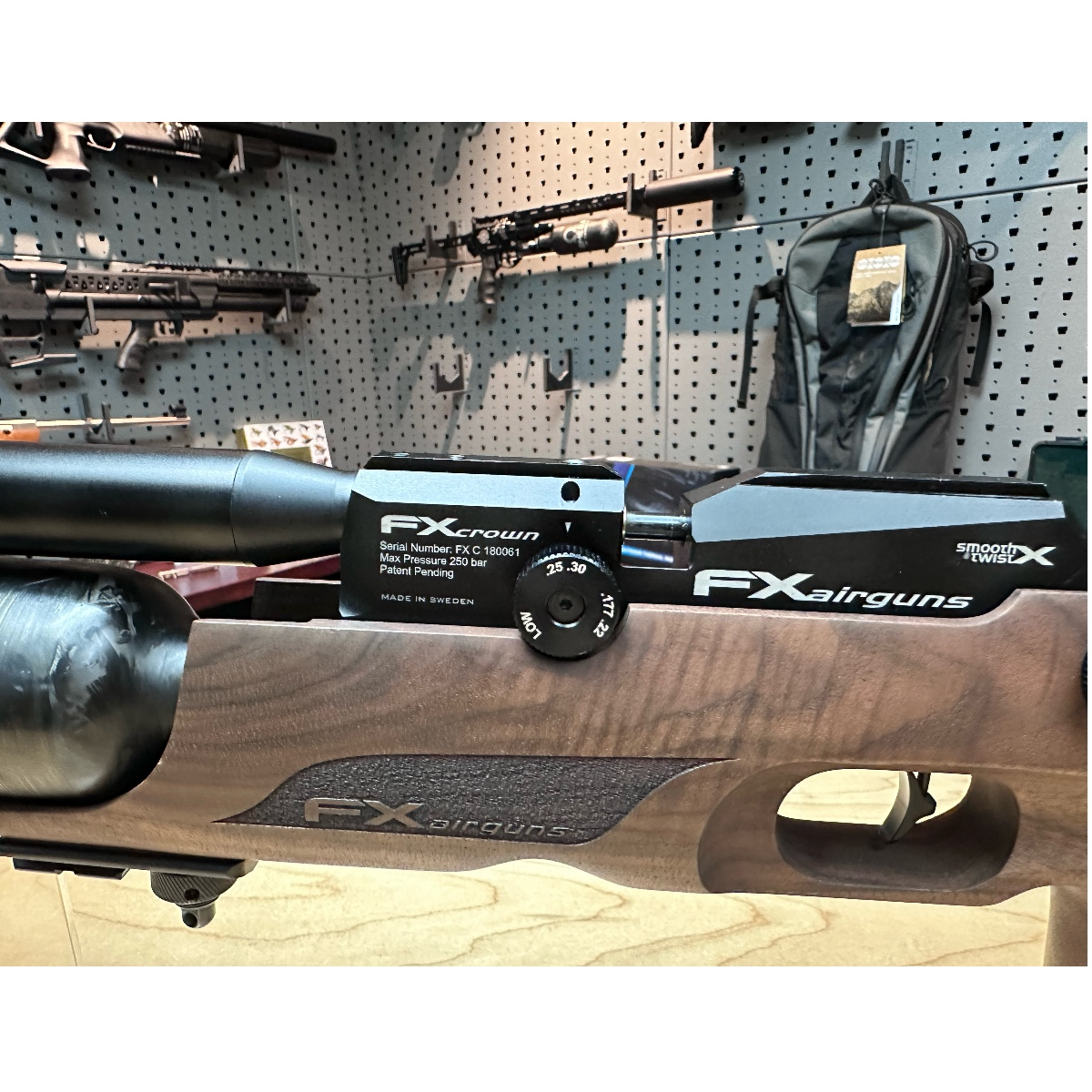 FX Crown  25 caliber walnut Pre-owed