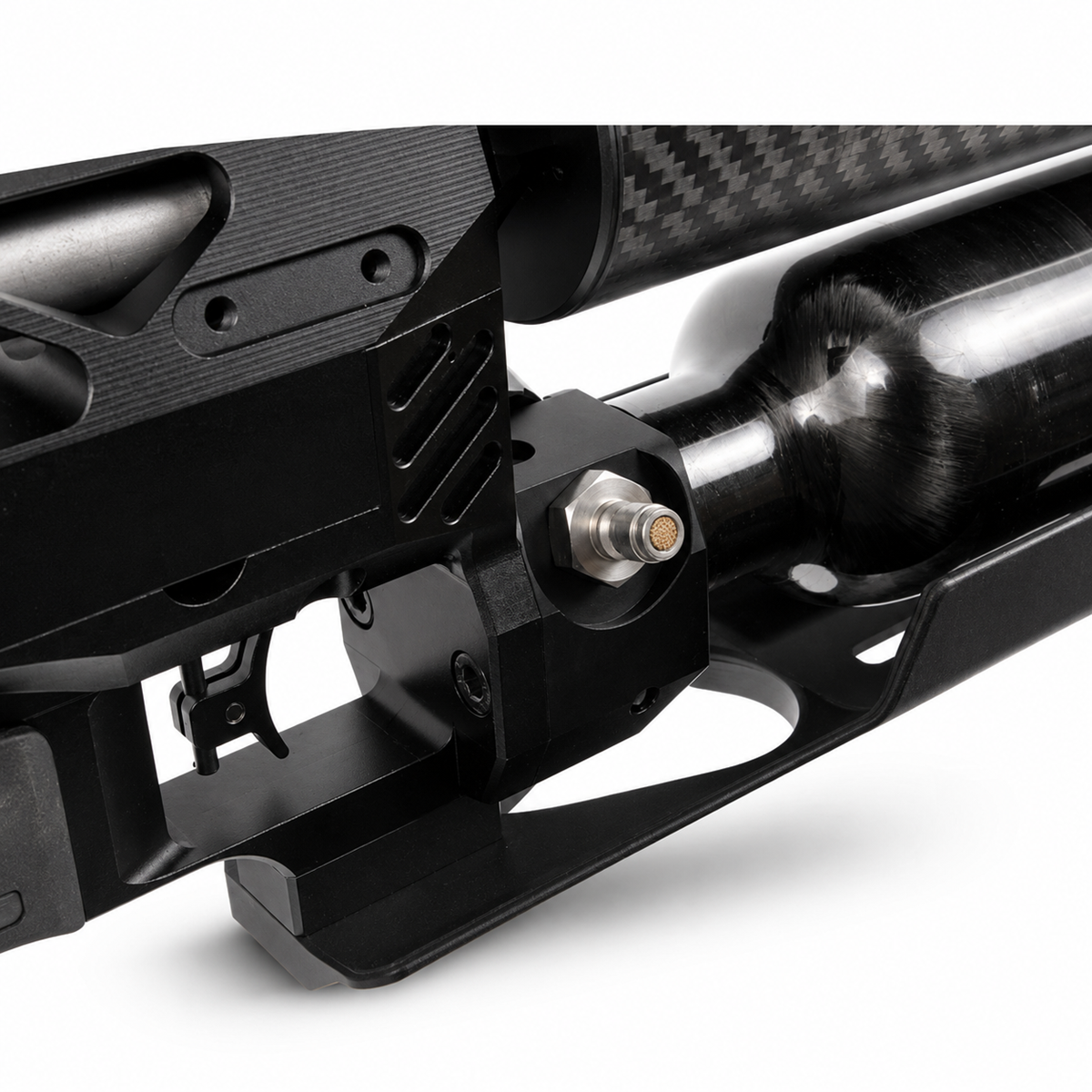 RTI Mora Compact PCP air rifle Foster fill connection