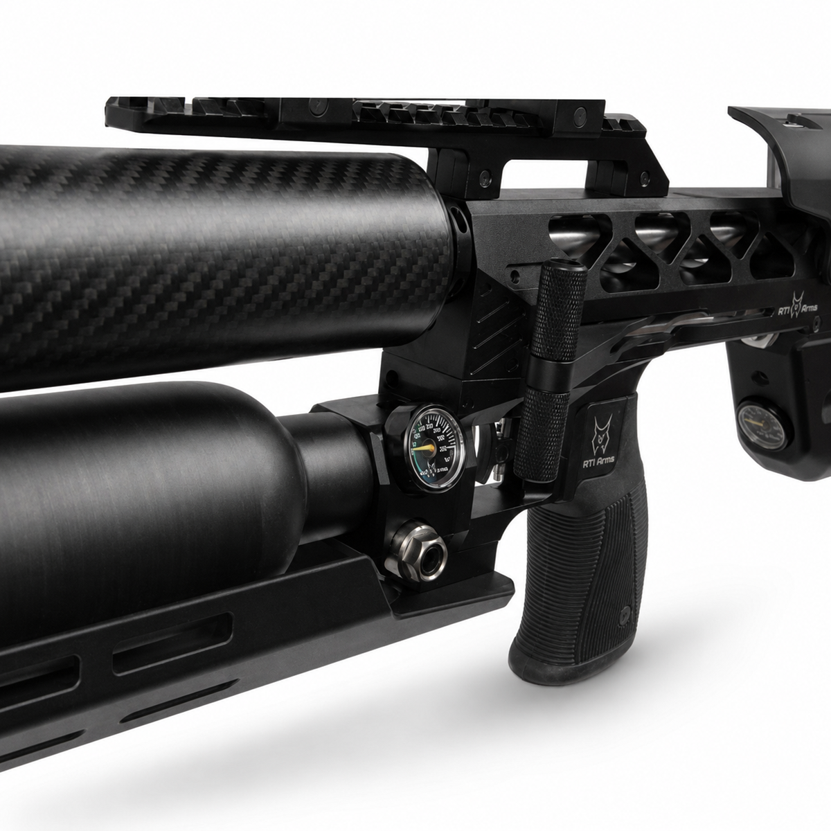 RTI Mora Sniper regulator gauge Foster fill port and pistol grip