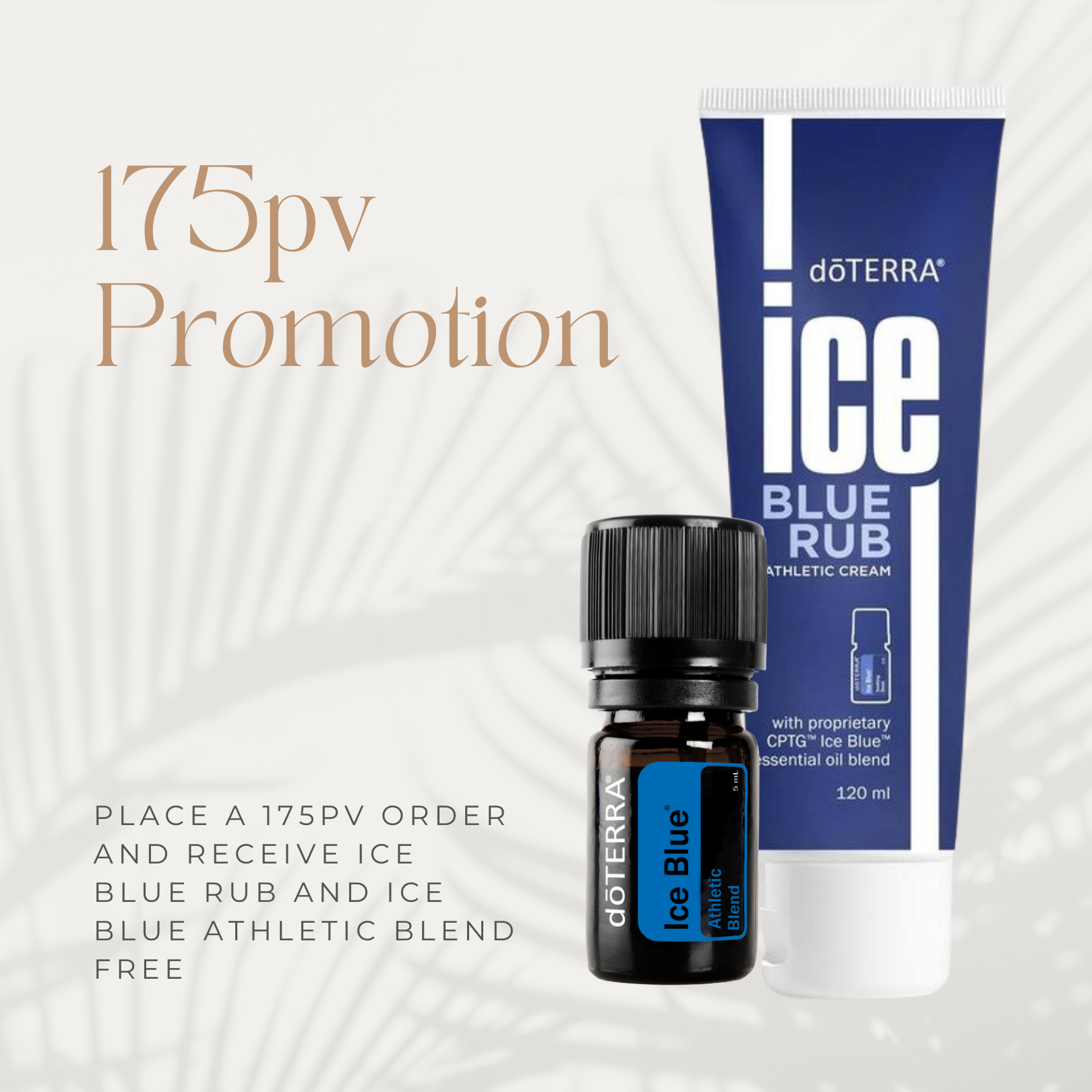 175PV Promotion - Ice Blue Oil & Ice Blue Rub
