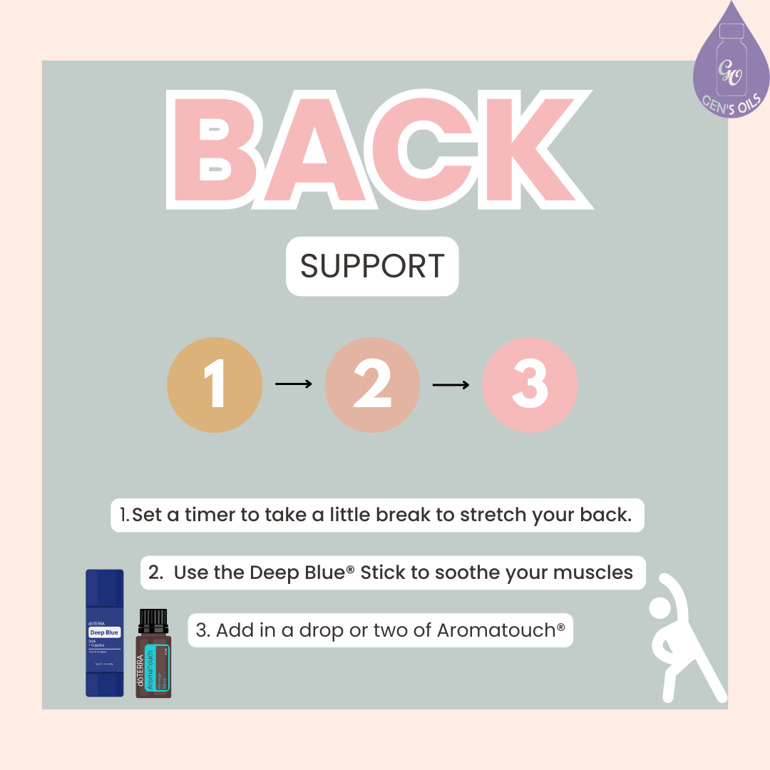 3 Steps for Back Support