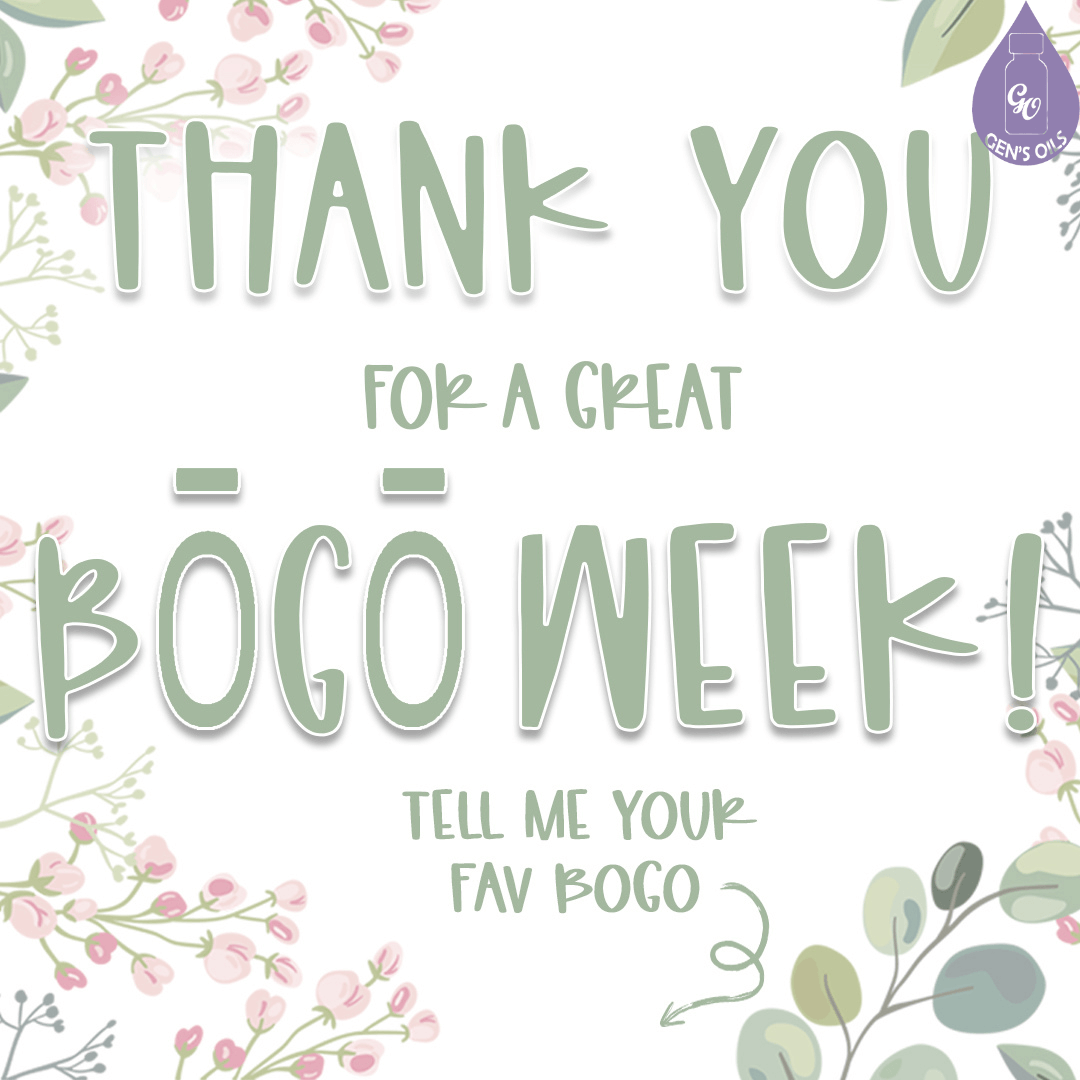 Thank You for a Great BOGO Week