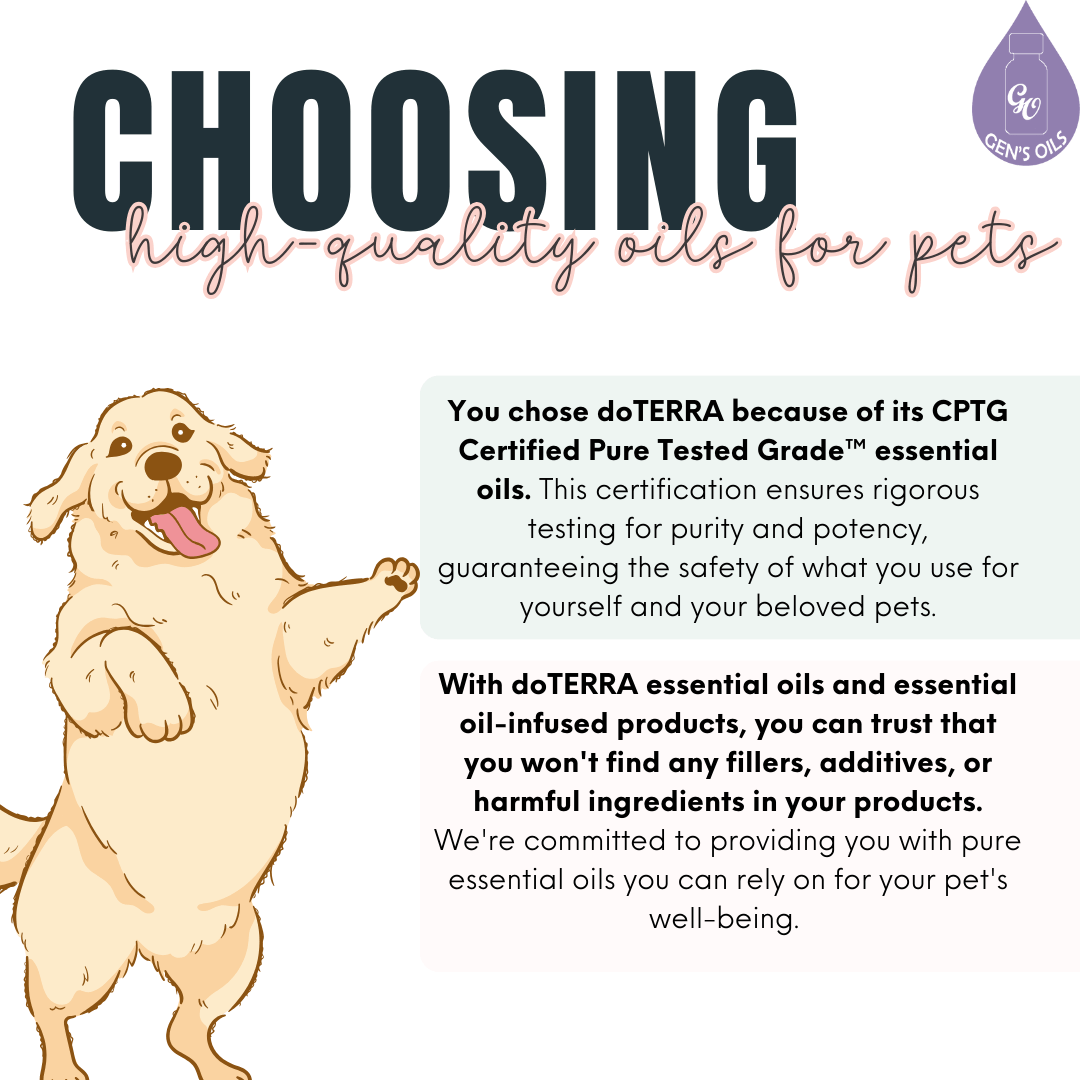 Choosing high-quality oils for your pets