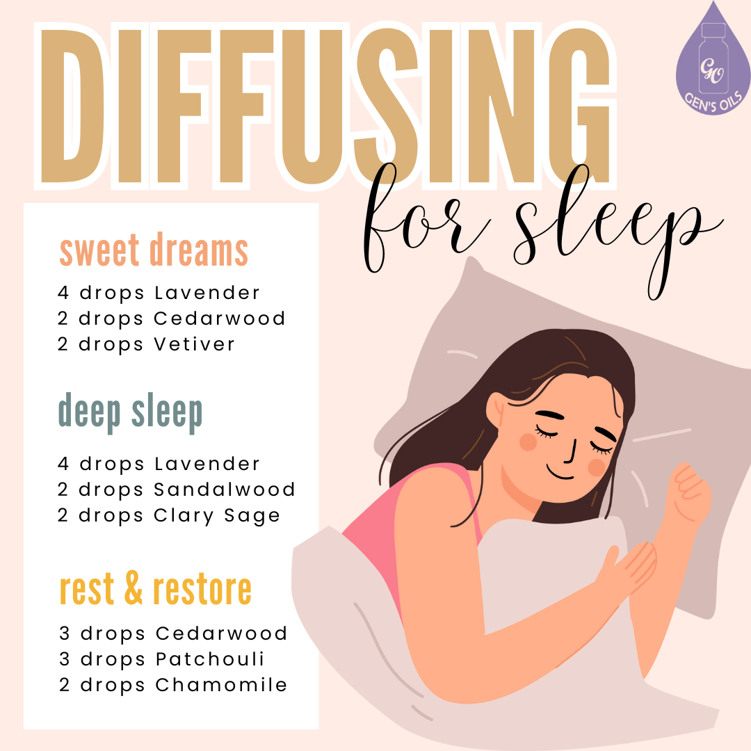 Diffusing for Sleep blends.