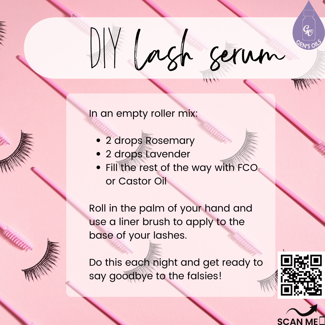 DIY Lash Serum recipe.