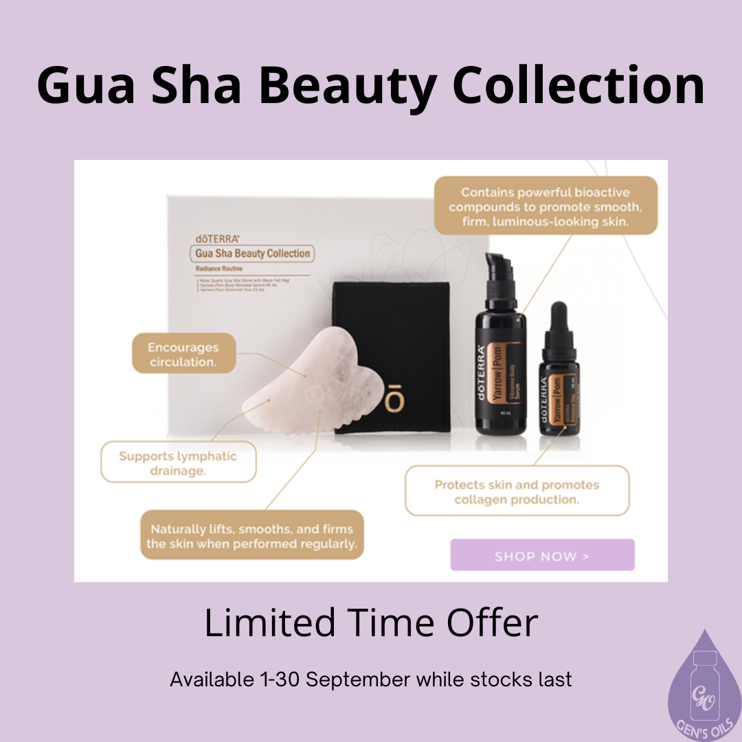 Gua Sha Beauty Collection with quartz stone & YarrowPom