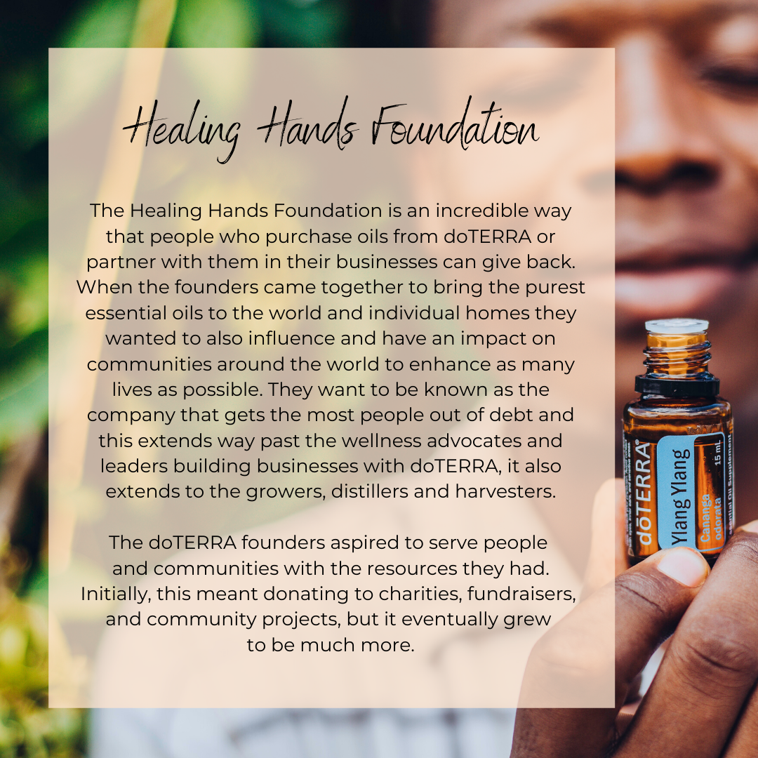 Information about the Healing Hands Foundation