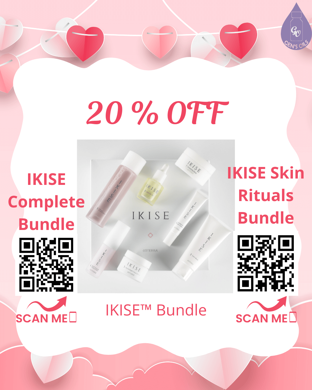 20% off IKISE Skincare Bundles