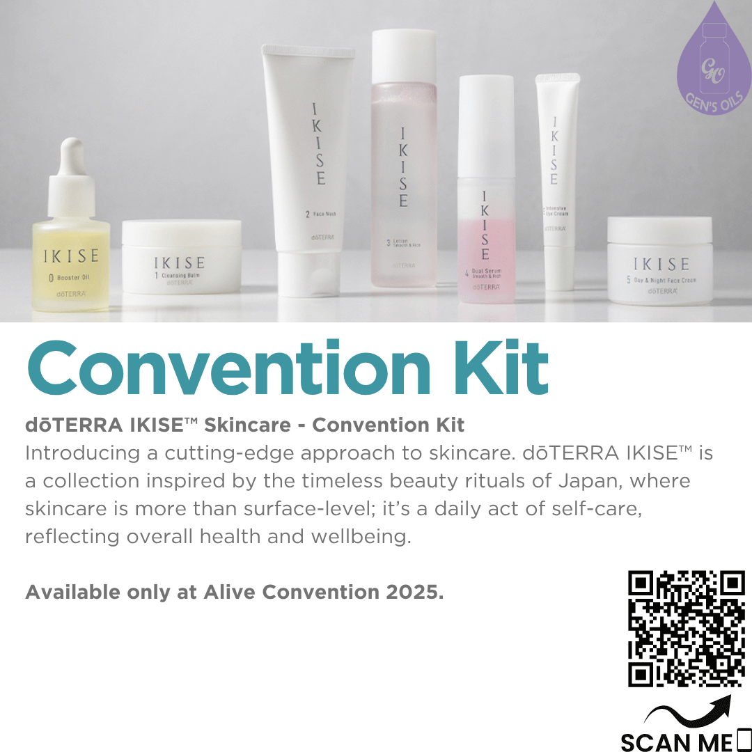 IKISE Skincare Convention Kit. Scan the QR code to purchase your Convention tickets.