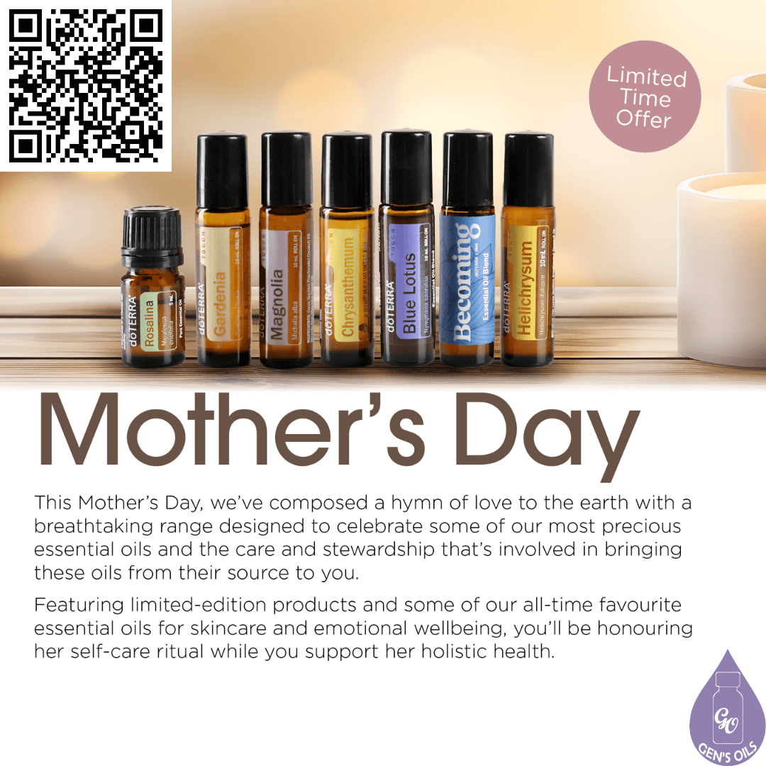Mother's Day Promotions. The barcode opens a link to download the Mother's Day eBook.
