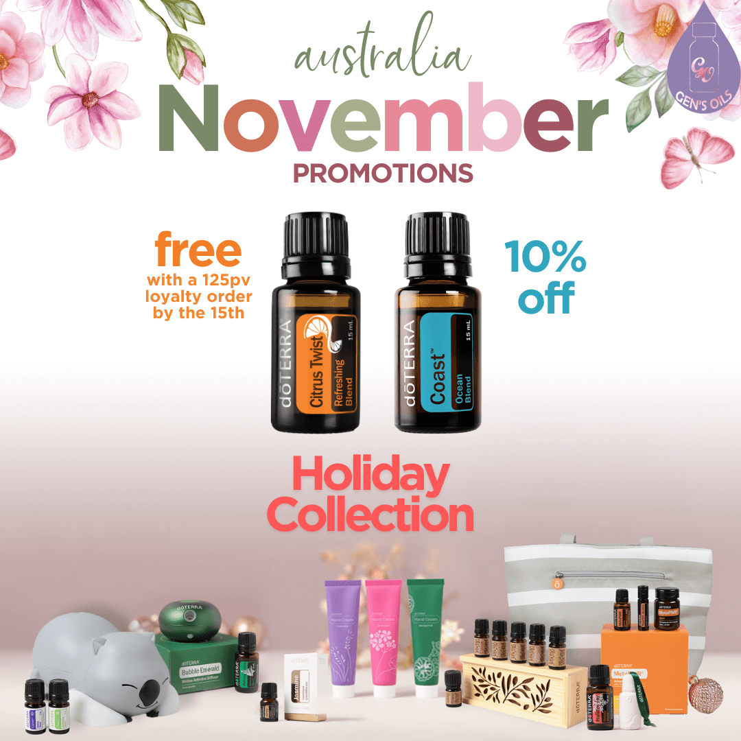 November Promotions - Citrus Twist, Coast & the Holiday Collection